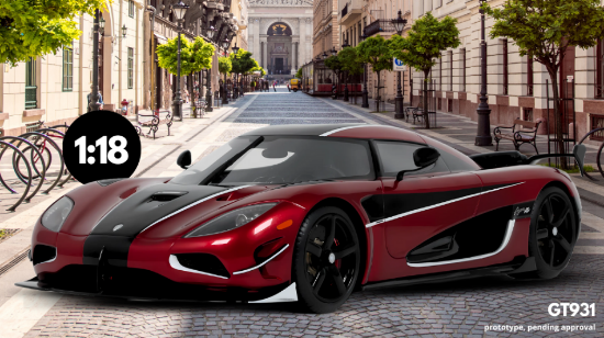 Immagine di KOENIGSEGG AGERA RS 2017 DEEP RED 1:18