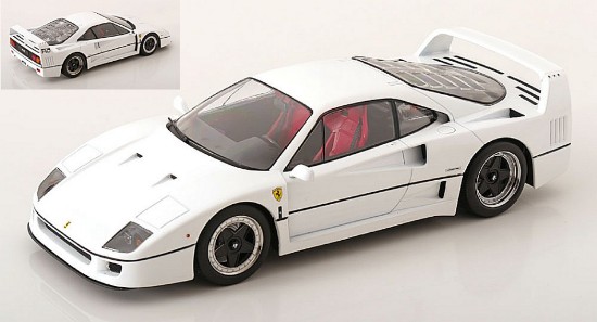 Immagine di FERRARI F40 BRUNEI WHITE 1:18