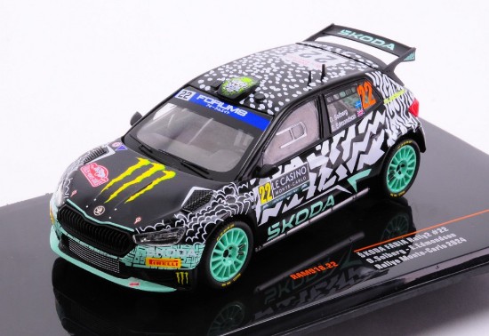 Immagine di SKODA FABIA RALLY2 N.22 RALLY MONTE CARLO 2024 SOLBERG-EDMONDSON 1:43