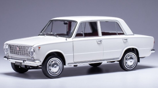 Immagine di FIAT 124 1970 WHITE 1:18
