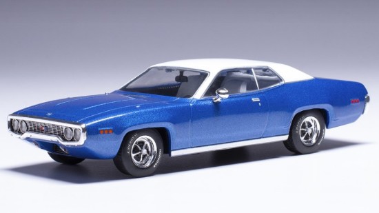 Immagine di PLYMOUTH SATELLITE SEBRING PLUS 1971 BLUE/WHITE 1:43