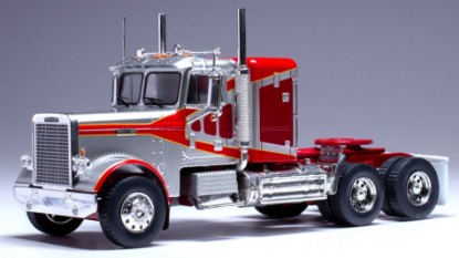 Immagine di FREIGHTLINER FLC 120 64 T 1977 SILVER/RED 1:43
