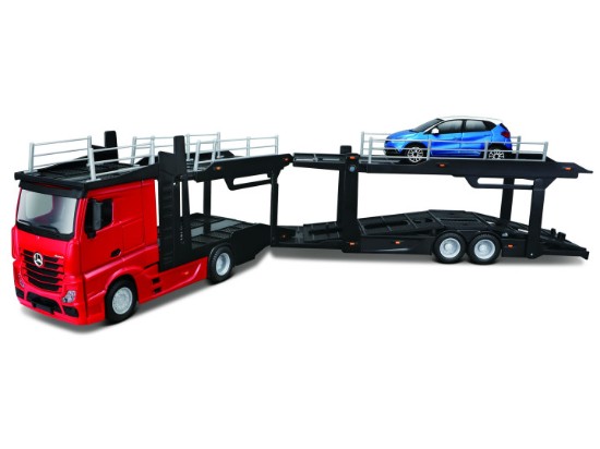 Immagine di BISARCA MERCEDES ACTROS 2545 MULTICAR CARRIER + AUTO 1:43