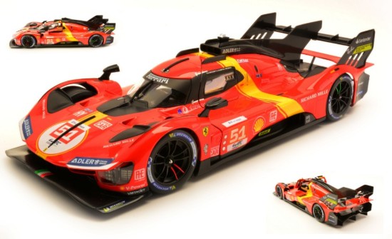 Immagine di FERRARI 499P N.51 WINNER LE MANS 2023 PIER GUIDI/CALADO/GIOVINAZZI 1:18