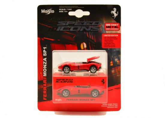Immagine di FERRARI MONZA SP-1 CABRIOLET RED 1:64