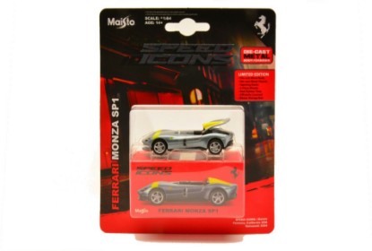 Immagine di FERRARI MONZA SP-1 CABRIOLET SILVER 1:64