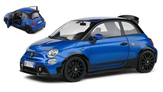 Immagine di FIAT NUOVA 500 ABARTH 695 TRIBUTO FIAT 131 2022 BLUE/BLACK 1:18