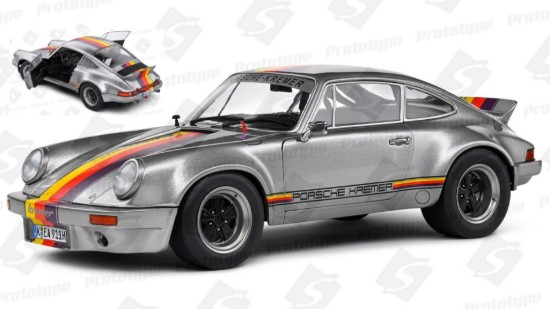 Immagine di PORSCHE 911 930 KSR KREMER COUPE 1973 SILVER 1:18