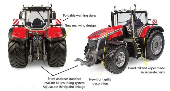 Immagine di TRATTORE MASSEY FERGUSON 9S.425 PRODUCTION VERSION 1:32