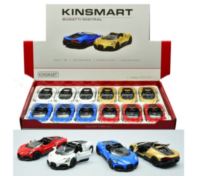 Immagine di BUGATTI MISTRAL COL.ASS. cm 12 1:36 5460D