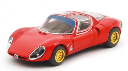 Visualizza i dettagli per ALFA ROMEO 33 STRADALE PROTOTIPO 1967 RED 1:64 Immagine di ALFA ROMEO 33 STRADALE PROTOTIPO 1967 RED 1:64