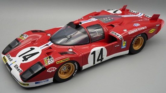 Immagine di FERRARI 512S N.14 LE MANS 1970 BONNIER-WISSEL W/SHOWCASE 1:12