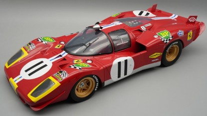 Immagine di FERRARI 512S N.11 LE MANS 1970 POSEY-BUCKNUM W/SHOWCASE 1:12