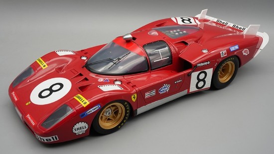 Immagine di FERRARI 512S N.8 LE MANS 1970 MERZARIO-REGAZZONI W/SHOWCASE 1:12