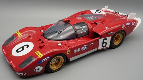 Immagine di FERRARI 512S N.6 LE MANS 1970 GIUNTI-VACCARELLA W/SHOWCASE 1:12