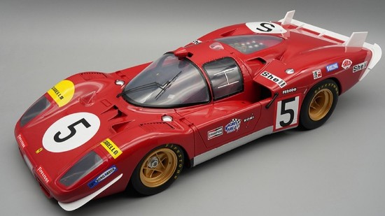 Immagine di FERRARI 512S N.5 LE MANS 1970 ICKS-SCHETTY W/SHOWCASE 1:12