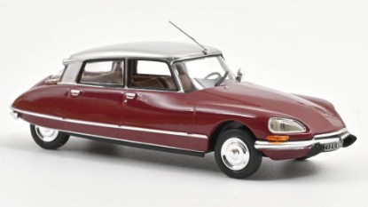 Immagine di CITROEN DS 23 PALLAS 1972 GRENADE RED AND SILVER 1:43