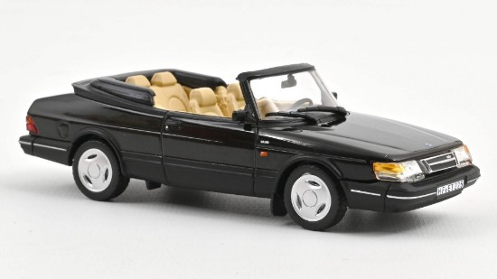 Immagine di SAAB 900 TURBO CONVERTIBLE 1992 BLACK 1:43