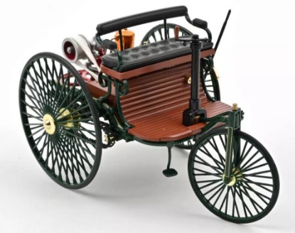 Immagine di BENZ PATENT-MOTORWAGEN 1886 GREEN REPRODUCTION 1:18