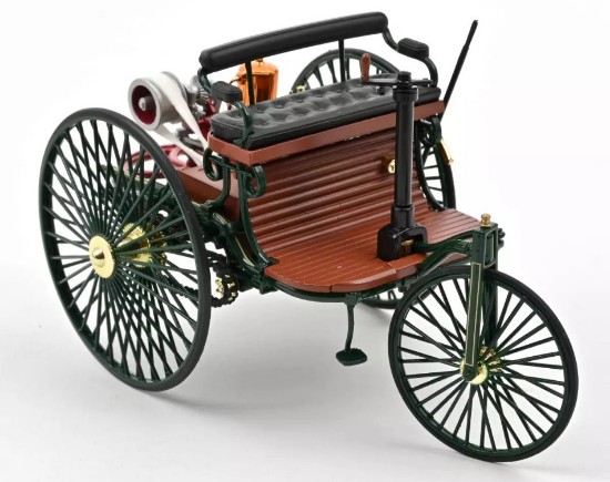 Immagine di BENZ PATENT-MOTORWAGEN 1886 GREEN REPRODUCTION 1:18