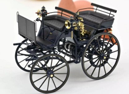 Immagine di DAIMLER MOTORKUTSCHE 1886 DARK BLUE REPRODUCTION 1:18