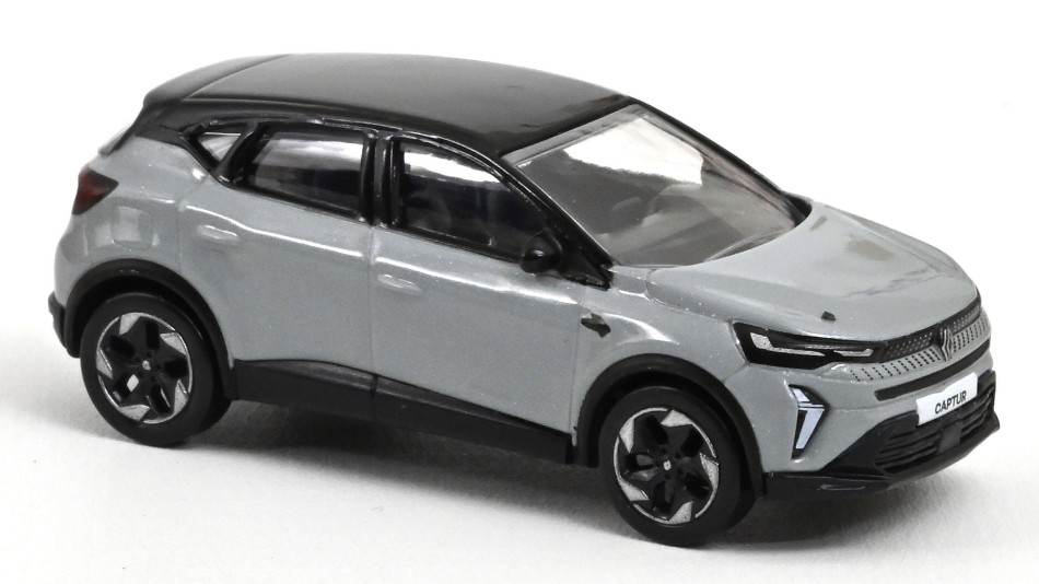 NOREV SCALA 1:64 MODELLINO AUTO STATICO RENAULT CAPTUR 2024 GRIGIO NERO 1/64