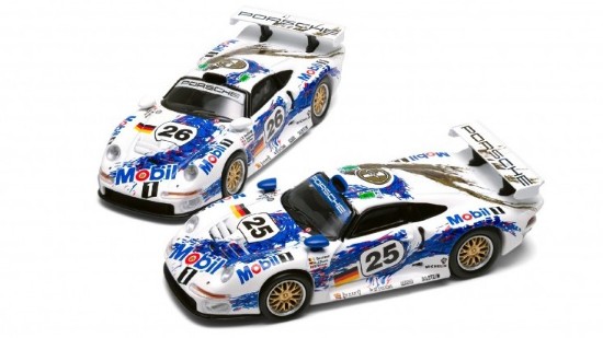 Immagine di PORSCHE 911 GT1 N.25 + N.26 LE MANS 1996 SET 1:64