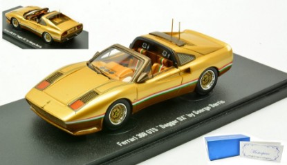 Immagine di FERRARI 308 GTS SPIDER 1978 GOLD GEORGE BARRIS CAR  "MASTERPIECE"1:43