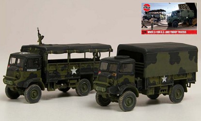 Immagine di TROOP TRUCKS BEDFORD QL WWII 3-ton 4x4 GENERAL SERVICE KIT 1:76