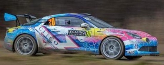 Immagine di ALPINE A110 N.70 3rd RGT MONTE CARLO 2025 BERNARD-BERNABO 1:43