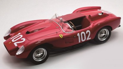 Immagine di FERRARI 250 TR PONTOON-FEND.N.102 3rd TARGA FL.1958 WV.TRIPS-M.HAWTH1:18