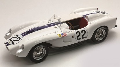 Immagine di FERRARI 250 TR PONTOON-FENDER N.22 LE MANS 1958 E.HUGUS-E.ERIKSON 1:18
