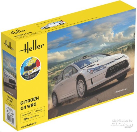 Immagine di CITROEN C4 WRC STARTER KIT C/COLORI KIT 1:24