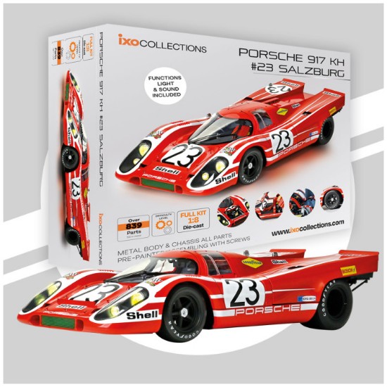 Immagine di PORSCHE 917 N.23 WINN.LE MANS 1970 METAL KIT SOUND/LIGHTS/OPEN.839 PZ1:8