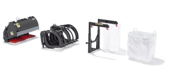 Immagine di ACCESSORI FRONTALI x TRATTORI  BLACK SET B 1:32