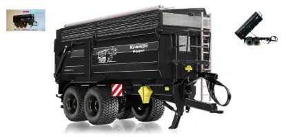 Immagine di CARRO RACCOLTA PER INSILATI KRAMPE BIG BODY 650 REAR TIPPER 1:32