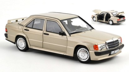 Immagine di MERCEDES 190 E 2.3-16 1984 SMOKE SILVER METALLIC 1:18