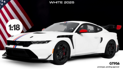 Immagine di FORD MUSTANG GTD "SPIRIT
OF AMERICA" 2025 PERFORMANCE
WHITE 1:18