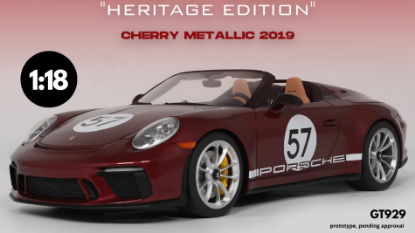 Immagine di PORSCHE 911 [991.2] SPEEDSTER "HERITAGE
EDITION" 2019 MET.CHERRY  1:18