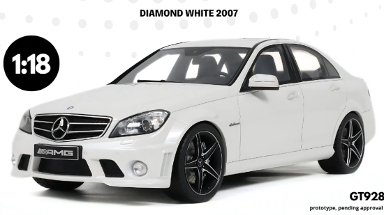 Immagine di MERCEDES C63 AMG 2007
DIAMOND WHITE 1:18