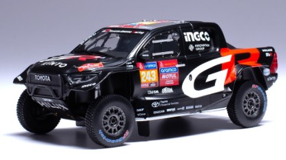 Immagine di TOYOTA GR DKR HILUX EVO T1U N.243 RALLY DAKAR 2024 BOTTERILL-CUMMINS1:43