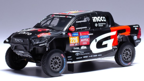Immagine di TOYOTA GR DKR HILUX EVO T1U N.226 RALLY DAKAR 2024 VARAIWA-CAZALE 1:43