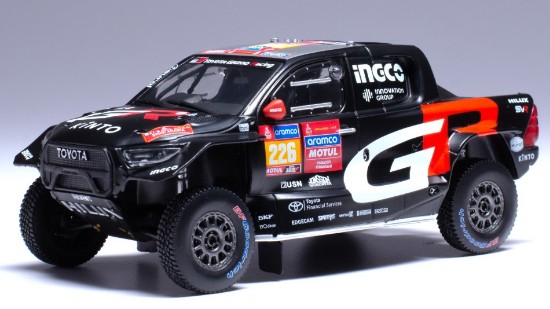 Immagine di TOYOTA GR DKR HILUX EVO T1U N.226 RALLY DAKAR 2024 VARAIWA-CAZALE 1:43