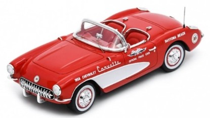 Immagine di CORVETTE C1 V8 PACE CAR DAYTONA 1956 RED RESIN 1:43