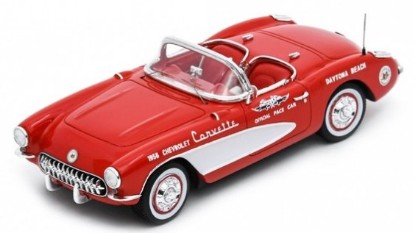 Immagine di CORVETTE C1 V8 PACE CAR DAYTONA 1956 RED RESIN 1:43