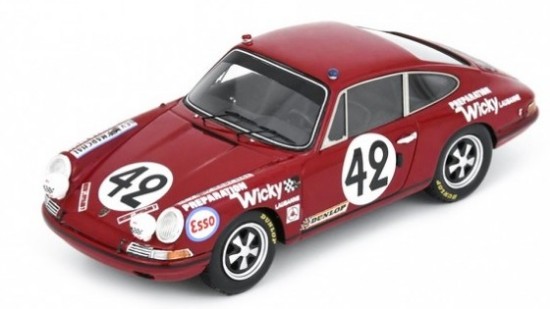 Immagine di PORSCHE 911T N.42 24 H LE MANS 1969 A.WICKY-E.BERNEY 1:43