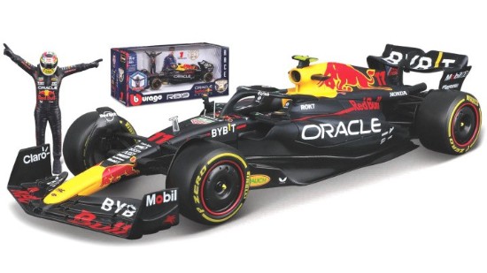Immagine di RED BULL RB19 N.11 SERGIO PEREZ 2023 WITH FIGURE 1:24