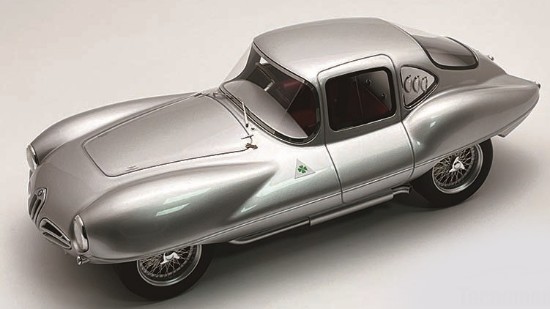 Immagine di ALFA ROMEO C52 DISCO VOLANTE COUPE 1973 MET.SILVER 1:18