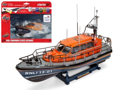 Immagine di RNLI SHANNON CLASS LIFEBOAT STARTER SET KIT 1:72