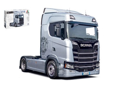 Immagine di SCANIA S770 4x2 NORMAL ROOF "GREY CAB" KIT 1:24
